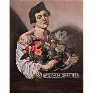 Caravaggio Boy With A Basket Of Fruit La Dolce Vita
